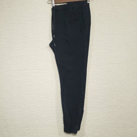 Bullhead Denim Co Women's Size Med Black Drawstring Waist Skinny Jogger Pants - Picture 4 of 16